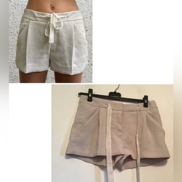 Aritzia Wilfred Exergue Shorts Ribbon Tie Crepe Shorts - Picture 3 of 12